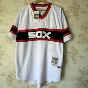 NWT Mitchell & Ness Carlton Fisk 1983 Chicago White Sox Jersey | Size 56